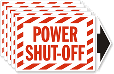 Power Shut-Off (with arrow)