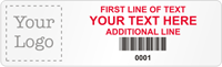 Rectangular Custom Template  Barcode