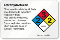 Titanium Dioxide NFPA Chemical Hazard Label