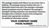 Custom Lithium Battery Safety Document