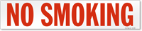 No Smoking Label