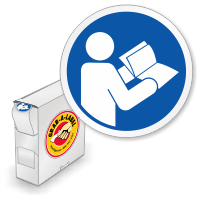 ISO Read Operator's Manual Symbol Grab a Labels Dispenser Box