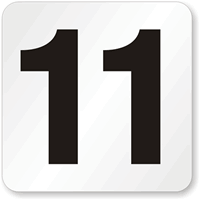 11 Pool Depth Marker