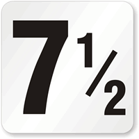 7.5 Pool Depth Marker