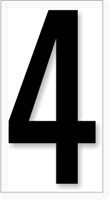 Placard Numbers - 4