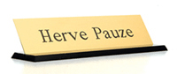 ExecuPlates Solid Brass 2 in. by 8 in.