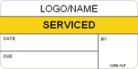 Serviced Label [add name or logo]
