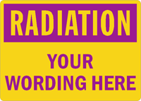 RADIATION Sign