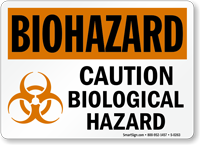 Biohazard Caution Biological Hazard Sign