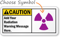 Caution (ANSI)Add Radiation Message Sign