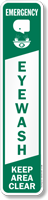 Emergency Eye Wash with Graphic Sign