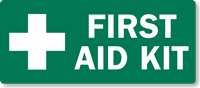 First Aid Kit Sign