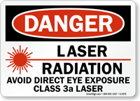 Danger Laser Radiation Sign