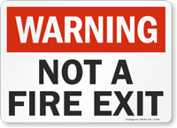 Not Fire Exit