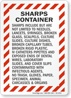 Sharps Container Safety Sign