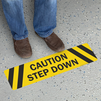 Caution Step Down