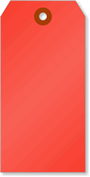 Fluorescent Red Tags