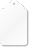 White Merchandise Tag