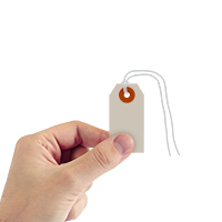Grey Cardstock Tags (with strings)