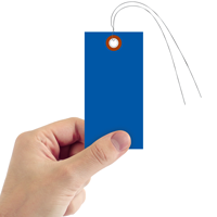 Tyvek Shipping Tag Blue