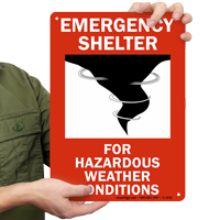 Emergency Shelter Signs