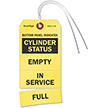 Cylinder Status Perforated Tag