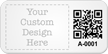 Custom QR Barcode Asset Tag