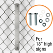 Fence Bracket for 18 in. Signs