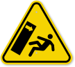 ISO Body Crush Tip Over Hazard Symbol Warning Sign
