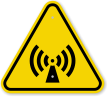 ISO Non Ionizing Radiation Warning Symbol Sign