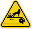 ISO Entanglement Symbol Warning Sign
