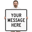Customizable Square Sign Template