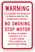 Warning - No Smoking Sign