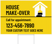 Custom Horizontal House Make Over Add Text Number