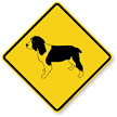 English Springer Spaniel Symbol Guard Dog Sign