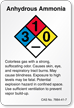 Anhydrous Ammonia NFPA Chemical Label
