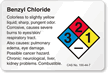 Benzyl Chloride NFPA Chemical Hazard Label