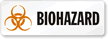 Bio Hazard (With Symbol) Label