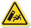 ISO W019-Body Crush / Tipover Hazard Label