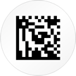 Circular 2D Custom Template   Barcode