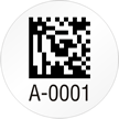 Circular 2D Custom Template   Barcode