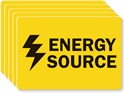 Energy Source Vinyl Label