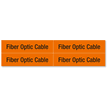Fiber Optic Cable Label, Medium, 1 Card/Pack