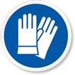 ISO M009 - Wear Safety Gloves Symbol Label