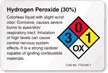 Hydrogen Peroxide NFPA Chemical Hazard Label