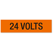 24 Volts Marker Label, Large (2-1/4in. x 9in.)