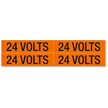 24 Volts Marker Labels, Medium (1-1/8in. x 4-1/2in.)