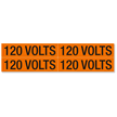 120 Volts Labels, Medium (1-1/8in. x 4-1/2in.)