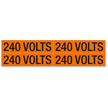 240 Volts Marker Labels, Medium (1-1/8in. x 4-1/2in.)