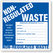 Semi-Custom Non Regulated Waste Label